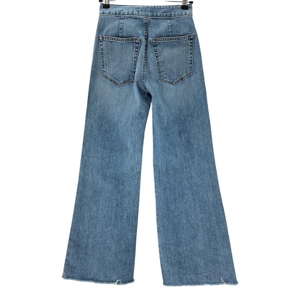 Askk Ny High Rise Blue Brighton Denim Jeans Size 23 - Picture 3 of 4